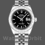 Women's Rolex Datejust 31mm Women's-178344-Black Dial-Stainless Steel Black