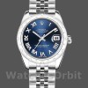 Womens Rolex Datejust 31mm Womens-178344-Blue Roman Dial-Jubilee Bracelet Blue Replica Image