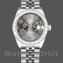 Women's Rolex Datejust 31mm Women's-178344-Rhodium Grey Floral Motif Dial Grey