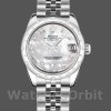 Womens Rolex Datejust 31mm Womens-178344-White Mother‑of‑Pearl Diamond Dial MOP Replica Image