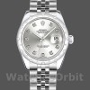 Womens Rolex Datejust 31mm Womens-178344-Silver Diamond Dial-Stainless Steel Silver<br /> Replica Image