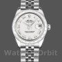 Women's Rolex Datejust 31mm Women's-178344-White Roman Numeral Dial-Stainless Steel White