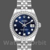 Womens Rolex Datejust 31mm Womens-178384-Blue Dial-Diamond Bezel Blue Replica Image