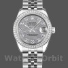 Womens Rolex Datejust-178384, 31mm, Meteorite Grey Dial, Diamond Bezel, Lady Meteorite Grey Replica Image