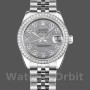 Women's Rolex Datejust-178384, 31mm, Meteorite Grey Dial, Diamond Bezel, Lady Meteorite Grey