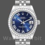 Women's Rolex Datejust 31mm Women's-178384-Blue Roman Dial-Stainless Steel Blue