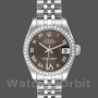 Women's Rolex Datejust 31mm Women's-178384-Brown Diamonds Dial-Stainless Steel Brown<br />
