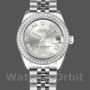 Womens Rolex Datejust 31mm Womens-178384-Silver Roman Dial-Stainless Steel Silver<br /> Replica Image