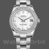 Womens Rolex Datejust 31mm Womens-178384-White Roman Numeral Dial White Replica Image