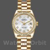 Womens Rolex Datejust 26mm Womens-179138-Mother‑of‑Pearl Diamond Dial MOP Replica Image