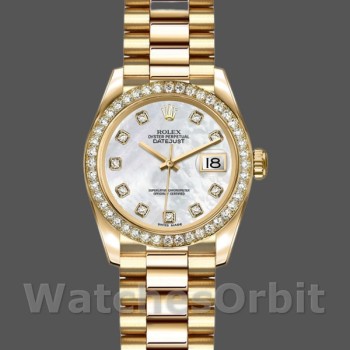Women's Rolex Datejust 26mm Women's-179138-Mother‑of‑Pearl Diamond Dial MOP