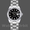 Womens Rolex Datejust 26mm Womens-179160-Black Index Dial-Domed Bezel Black Replica Image