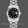Womens Rolex Datejust 26mm Womens-179160-Black Index Dial-Domed Bezel Black Replica Image