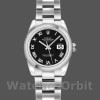 Womens Rolex Datejust 26mm Womens-179160-Black Roman Dial-Oyster Bracelet Black Replica Image