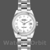 Womens Rolex Datejust 26mm Womens-179160-White Roman Dial-Oyster Bracelet White Replica Image