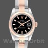 Womens Rolex Datejust 26mm Womens-179161-Black Index Dial-Stainless Steel & Everose Gold Luxury Replica Image