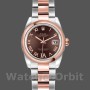 Women's Rolex Datejust 26mm Women's-179161-Chocolate Brown Dial-Stainless Steel & Everose Gold Chocolate Brown