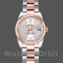 Women's Rolex Datejust 26mm Women's-179161-Silver Index Dial-Stainless Steel & Everose Gold Silver