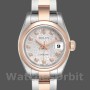 Women's Rolex Datejust 26mm Women's-179161-Silver Jubilee Anniversary Dial-Stainless Steel & Everose Gold Silver
