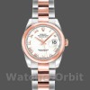 Womens Rolex Datejust 26mm Womens-179161-White Roman Dial-Stainless Steel & Everose Gold White Replica Image