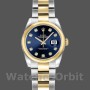 Women's Rolex Datejust-179163, 26mm, Blue Diamond Dial, Domed Bezel, Lady Blue