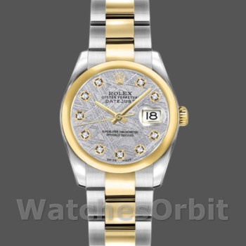 Women's Rolex Datejust-179163, 26mm, Meteorite Grey Dial, Domed Bezel, Lady Grey