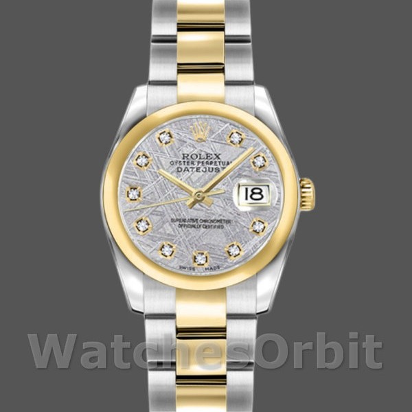 Womens Rolex Datejust-179163, 26mm, Meteorite Grey Dial, Domed Bezel, Lady Grey Replica Image
