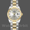 Womens Rolex Datejust 26mm Womens-179163-Silver Diamond Dial-Domed Dezel Silver Replica Image