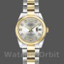 Women's Rolex Datejust 26mm Women's-179163-Silver Diamond Dial-Domed Dezel Silver