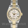 Womens Rolex Datejust-179163, 26mm, Pyramid Ivory Dial, Smooth Bezel, Lady Ivory Replica Image