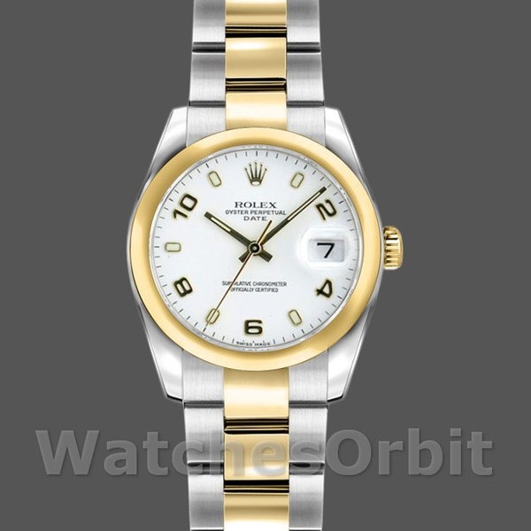 Womens Rolex Datejust-179163, 26mm, White Arabic Dial, Domed Bezel, Lady White Replica Image