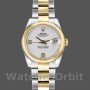 Women's Rolex Datejust 26mm Women's-179163-White Dial-Diamond Domed Dezel White