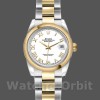 Womens Rolex Datejust 26mm Womens-179163-White Roman Numeral Dial White Replica Image