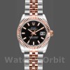 Womens Rolex Datejust-179171, 26mm, Black Dial, Fluted Bezel, Lady Black Replica Image