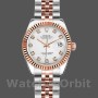 Women's Rolex Datejust-179171, 26mm, White Diamond Dial, Fluted Bezel, Lady White