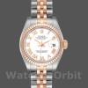 Womens Rolex Datejust-179171, 26mm, White Roman Numeral Dial, Fluted Bezel, Lady White Replica Image