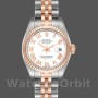Women's Rolex Datejust-179171, 26mm, White Roman Numeral Dial, Fluted Bezel, Lady White