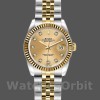 Womens Rolex Datejust-179173, 26mm, Champagne Diamond Dial, Fluted Bezel, Lady Champagne Replica Image