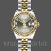 Womens Rolex Datejust-179173, 26mm, Grey Roman Numeral Dial, Lady Grey Replica Image