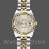 Womens Rolex Datejust-179173, 26mm, Ivory Sunbeam Diamond Dial, Fluted Bezel, Lady Ivory Replica Image