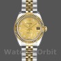 Women's Rolex Datejust-179173, 26mm, Jubilee Champagne Diamond Dial, Fluted Bezel, Lady Champagne