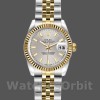 Womens Rolex Datejust-179173, 26mm, Silver Index Dial, Fluted Bezel, Lady Silver Replica Image
