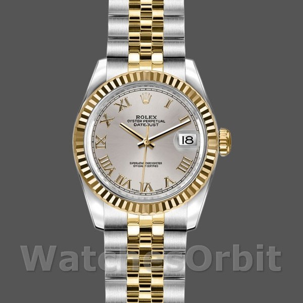 Womens Rolex Datejust-179173, 26mm, Silver Roman Numeral Dial, Lady Silver Replica Image