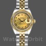 Women's Rolex Datejust-179173, 26mm, Sunbeam Champagne Dial, Fluted Bezel, Lady Champagne