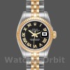 Womens Rolex Datejust-179173, 26mm, Sunbeam Silver Dial, Fluted Bezel, Lady Silver Replica Image