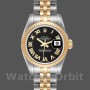Women's Rolex Datejust-179173, 26mm, Sunbeam Silver Dial, Fluted Bezel, Lady Silver