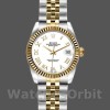 Womens Rolex Datejust-179173, 26mm, White Roman Numeral Dial, Lady White Replica Image
