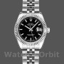 Women's Rolex Datejust-179174, 26mm, Black Index Dial, Fluted Bezel, Lady Black