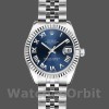 Womens Rolex Datejust-179174, 26mm, Blue Roman Numeral Dial, Lady Blue Replica Image
