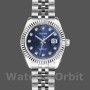 Women's Rolex Datejust-179174, 26mm, Jubilee Blue Diamond Dial, Fluted Bezel, Lady Blue